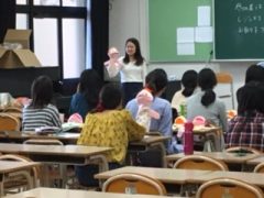 1人ずつ実演しました